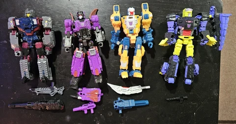 transformers titans return lot headmasters mindwipe weird wolf krok Quake hasbro Cover