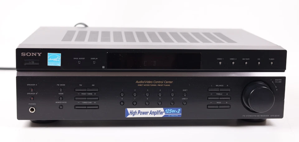Sony STR-DE197 AV Stereo Receiver 125W x 2 p614 - Image 1 of 4