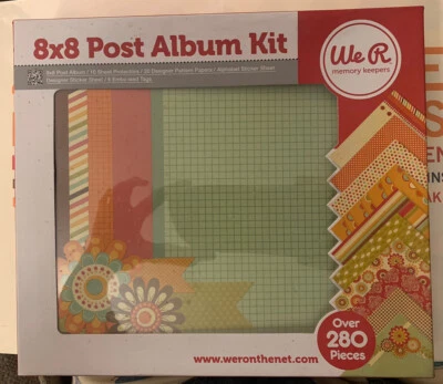 New ~ We R memory keepers  8 X 8 Post Album Kit - Image 1 of 4