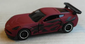 Majorette Edizione Limitata Chevrolet Chevy Corvette Rosso Opaco Mimetico Auto - Foto 1 di 4