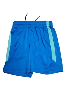 Pantalones Cortos Atléticos Tek Gear Dry Tek JUVENTUD Talla L 14/16 Azul 6" Entrepierna Cintura Elástica - Imagen 1 de 10