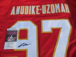 Felix Anudike-Uzomah signed Kansas City KC Chiefs jersey JSA COA Kansas K State - Picture 1 of 3