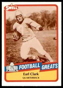 1989 Hall of Fame ROSSO #4 conte "olandese" Clark HOF RARO Portsmouth Spartans / Lions - Foto 1 di 3