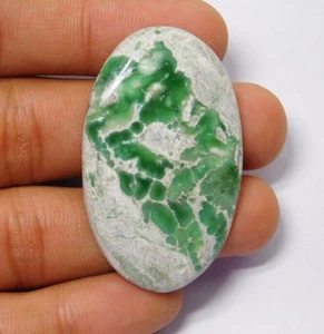 100% Natural Green Variscite gemstone Cabochon Loose For Jewelry 49 Cts. ME-7910 - Picture 1 of 5