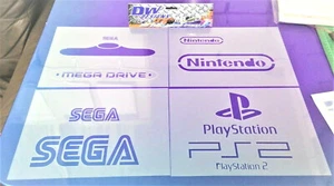 ps1, sega megadrive, Sega, Nintendo airbrush stencils Fan Art games console - Picture 1 of 1