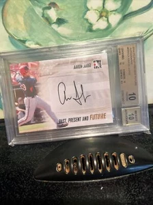 AARON JUDGE 2014 ITG PAST PRESENT FUTURE ROOKIE SIGNATURE AUTO #PPFAJ1 BGS 10 - Picture 1 of 4