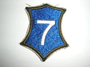 7TH CORPS PATCH WWII (REPRODUCTION) - Picture 1 of 1