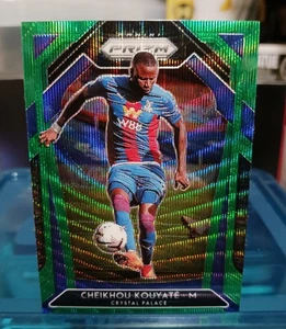 2020-21 Prizm English Premier League Prizms Green Wave #69 Cheikhou Kouyate - Picture 1 of 2