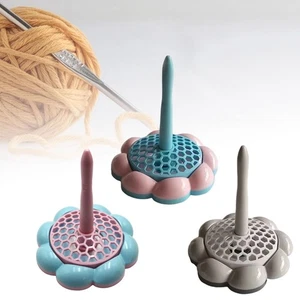 Yarn Holder Stand for Crocheting Rotatable Yarn Spindle Storage Organizer - Picture 1 of 23