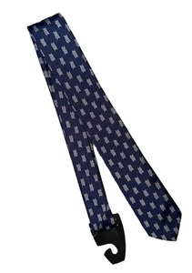 MARTHA'S VINEYARD VINES Shep & IAN Nautical Knots 100% Silk Blue Neck Tie READ - Picture 1 of 5
