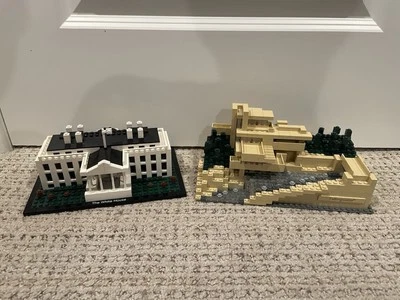 Lego Architecture Fallingwater 21005 And White House 21006 - Image 1 of 4