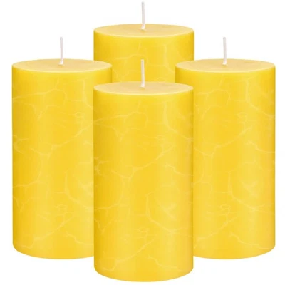 Lemongrass Scented Pillar Candles 2x4 Inch, Large Citronella Candles，Pillar C... - Image 1 of 4