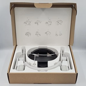 KIWI Design KW-QA01-US White Black Off Ear Audio Strap For Quest 2 Open Box - Picture 1 of 20