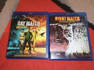 Night Watch & Day Watch Blu Ray 2 Movie Lot Horror Fantasy OOP - Imagen 1 de 5
