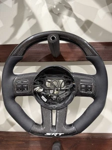 2011-2014 Dodge Charger Challenger Custom steering wheel SRT Carbon Fiber - Picture 1 of 7