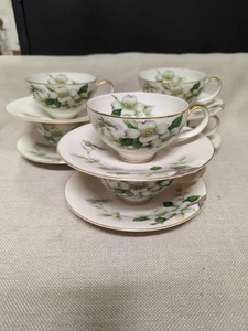 6 Sets Vintage MEITO Norleans Livonia Occupied Japan Cups & Saucers - Picture 1 of 5