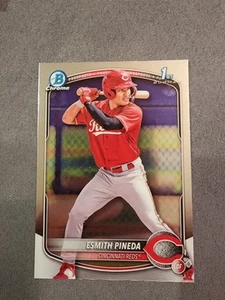 2025 Bowman Chrome 1st Bowman Esmith Pineda Cincinnati Reds - Picture 1 of 2
