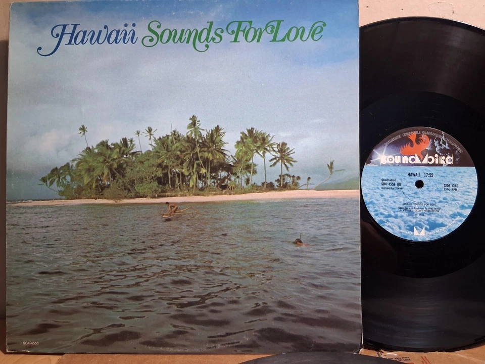 SOUND BIRD 4553 HAWAII SOUNDS FOR LOVE Environmental 1975 Quad VG++ TO NM - Image 1 of 2