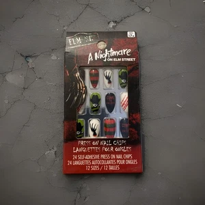 Nightmare On Elm Street 24 Press On Nails With Glue. New In Box - Bild 1 von 2