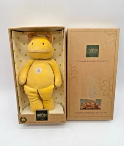 peluche miYim 12" rana simply biologico collezione Benjamin nuovo con etichetta + scatola - Foto 1 di 10