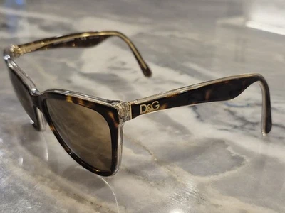 Gafas de sol Dolce & Gabbana DG 4193 2738/13 de plástico marrón brillante para gatos  Foto 1 de 4