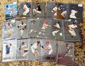 LOTE DE 17 TARJETAS RARO MLB ARTISTA PRUEBA SIN FOIL ART 1997 FLEER METAL UNIVERSE 1/1 - Imagen 1 de 1