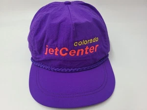 Vintage Colorado Jet Center Imperial Rope Nylon Strapback Adjustable Hat Cap USA - Bild 1 von 12