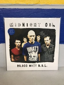 Midnight Oil 20000 Watt R.S.L. The Best Of 2LP Limited Blue Colored Vinyl New - Picture 1 of 3