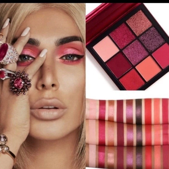 Huda Beauty Obsessions Eyeshadow Palette Ruby 9 Shades