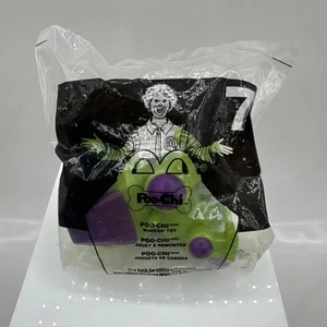 Vintage 2002 McDonalds Happy Meal Toy Poo-Chi Wind-Up Toy Green Purple Dog #7 - Picture 1 of 7