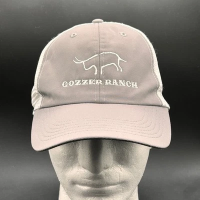 Gorra de béisbol ajustable de malla gris blanca Imperial Gozzer Ranch para hombre Foto 1 de 4