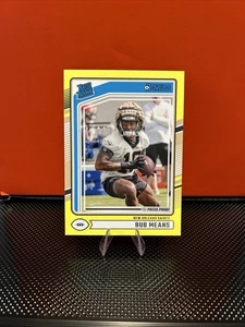 2024 Panini Donruss - Rated Rookie Bub Means #362 Press Proof Yellow (RC) - Bild 1 von 2