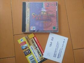 Sega Saturn Soft Silhouette Mirage Complete Item With Obi Postcard