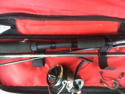 Mitchell Outback Pro 5 pc Travel Graphte Rod 304 Reel - Image 1 of 2
