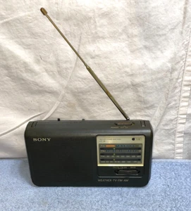 Vintage Sony ICF-36 tragbares 4 Band Radio AM FM TV & Wetter funktioniert - Bild 1 von 9