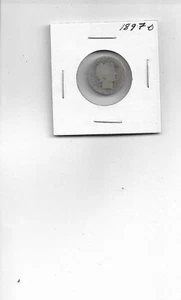 1897-O 90% Silver Liberty "Barber" Head Dime Coin! #1Q22-87 - Picture 1 of 2