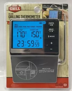 Expert Grill Deluxe Termometro Griglia Timer Integrato Schermo LCD in Confezione - Foto 1 di 3