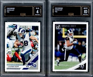 COOPER KUPP GMA Set LoTt: Donruss 2018 #152 GMA 10 MINT & 2019 #143 4 - Picture 1 of 2