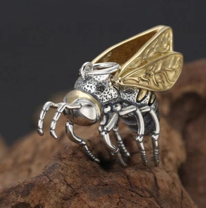 I07 Anhänger Biene Sterling Silber 925 - Bild 1 von 12