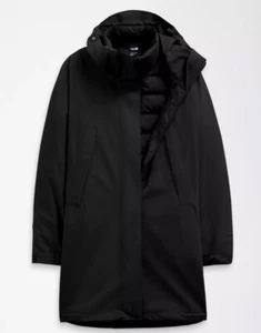 The North Face Women's Arctic Black Triclimate Long Parka Jacket Coat Size M - Picture 1 of 10