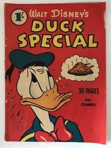 1952 WALT DISNEY'S COMIC BOOK DUCK SPECIAL RARE UN-NO’D W. G. PUBLICATIONS AUST - Picture 1 of 5