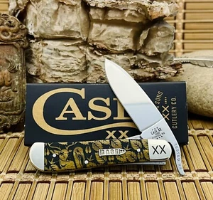 Case XX USA Antique Bone Strut & Rut 1/500 Stainless Russlock Pocket Knife - Picture 1 of 5