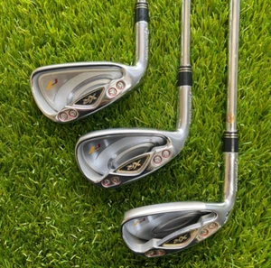 Lefty Taylormade r7 XR Iron Set of 3 7 8 PW Steel Flex S200 USED - Picture 1 of 6
