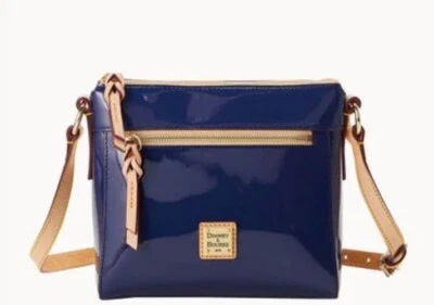 Dooney & Bourke Patent  Allison Crossbody Indigo Color - Image 1 of 4
