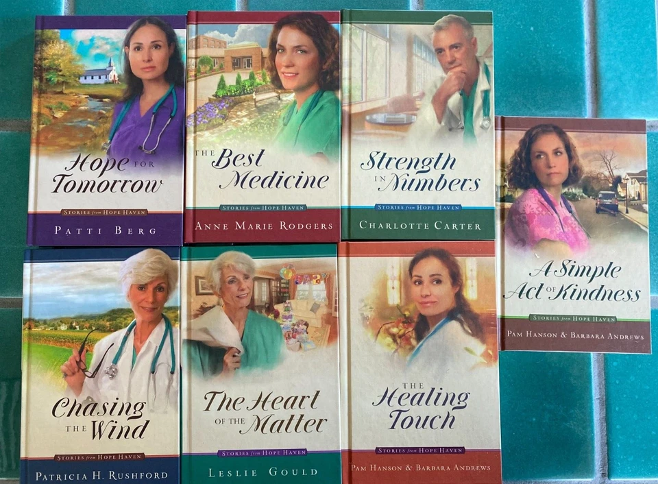 Guideposts Stories From Hope Haven Mysteries 7 HC  book lot - Image 1 of 1