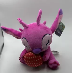 Disney Lilo & Stitch PINK ANGEL STRAWBERRY Feed Me Series 6" PLUSH NEW TAG 2023 - Picture 1 of 10
