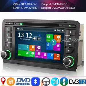 Autoradio für Audi A3 S3 RS3 RNSE-PU GPS NAVI DVD Bluetooth 3G RDS DVR TNT USB - Bild 1 von 12