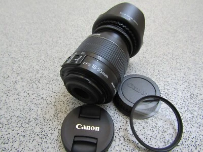 Canon EF-S 18-55mm 1:3.5-5.6 IS II MACRO Zoom Lens for EOS DSLR - Image 1 of 4