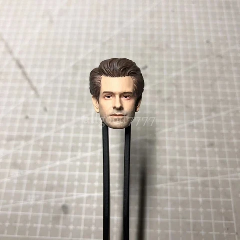 Painted 1/10 1/12 Andrew Garfield SpiderMan Head Sculpt for 6" 7" SHF MAFEX ML Cover