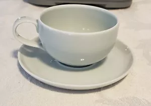 Juego de tazas y platillos Choices Green By Portmeirion nuevo con etiquetas para servir para 4 - Imagen 1 de 14